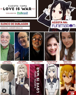 Personagens Com os Mesmos Dubladores! on X: Enquanto a Funimation