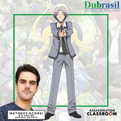 Voz Do Koro Sensei Dublador Assassination Classroom Funimation Brasil 