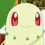 Chikorita em Pokémon Mundo Misterioso: A Equipe Força Resgate em sua Primeira Missão
