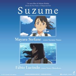 Suzume, filme de Makoto Shinkai, tem elenco de dublagem revelado -  NerdBunker