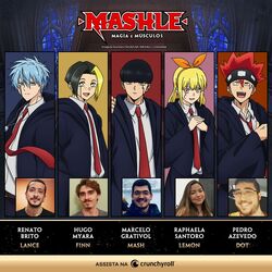 Conheça os dubladores brasileiros de MASHLE: MAGIA E MÚSCULOS - Crunchyroll  Notícias