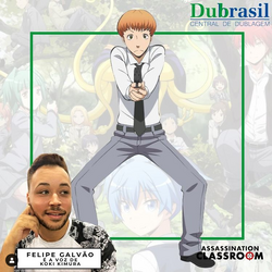 Assassination Classroom Brasil - Bom dia. O dublador Miyano Mamoru