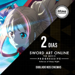Sword Art Online Progressive chegará aos cinemas brasileiros em