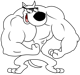 Arnold the pitbull posing 5 vector by ldejruff-d5ysp3q