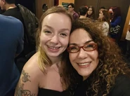 Dubladora da Lara Lor-Van, (Telma da Costa) junta com á dubladora da Angela Spica / Engenheira (Taís Feijó).