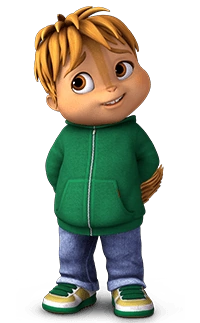 Alvin e os esquilos é um personagem de desenho animado do filme de animação  alvin e os esquilos.