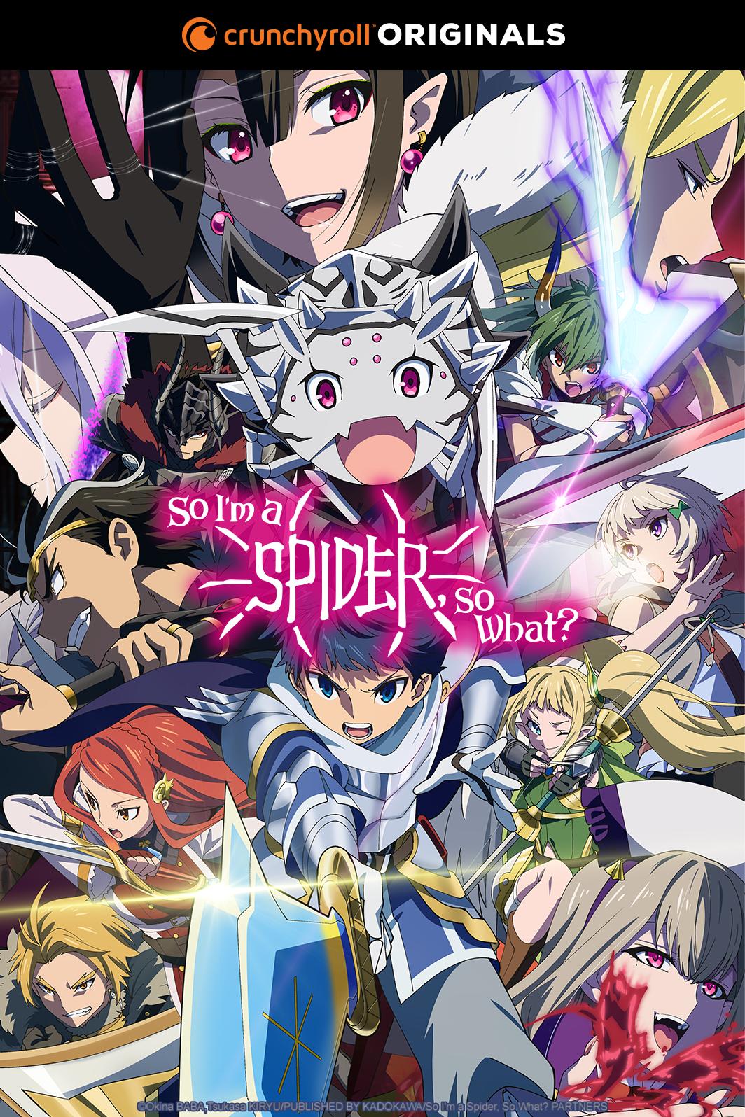 Kumo desu ga, Nani ka? /So I'm a Spider, So What?, ou só isekai da  aranha acaba de estrear dublado na Crunchyroll. Confiram alguns trechos da  dublagem com os personagens principais.