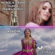 SINKEY Franka.jpg (537 KB) Franka Batelić, dobitnica nagrade Sinkey za Najbolje otpjevanu pjesmu "Glasna"