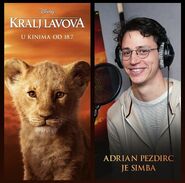 Adrian Pezdirc kao Simba