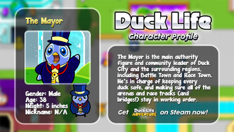 Mayor, Duck Life Wiki