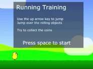A GIF of the running training.