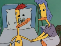 S4E12 Duckman in the hospital with Beverly