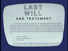 Last Will and Testament