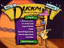 Duckman Disc 1 Menu Screenshot