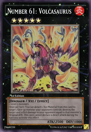 Number 61: Volcasaurus | Dueling Network Wiki | Fandom