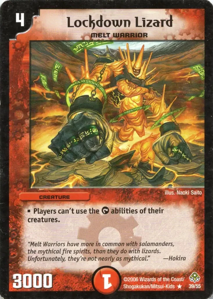 Lockdown Lizard | Duel Masters Wiki | Fandom