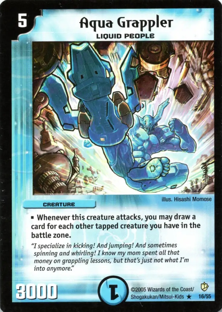 Aqua Grappler | Duel Masters Wiki | Fandom Aqua Grappler | Duel Masters Wiki | Fandom