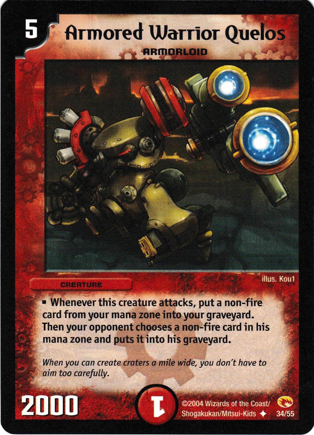 Armored Warrior Quelos | Duel Masters Wiki | Fandom Armored Warrior Quelos | Duel Masters Wiki | Fandom