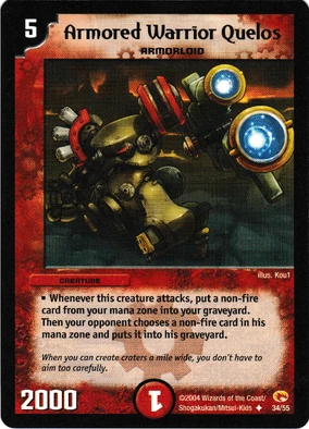 Armored Warrior Quelos | Duel Masters Wiki | Fandom