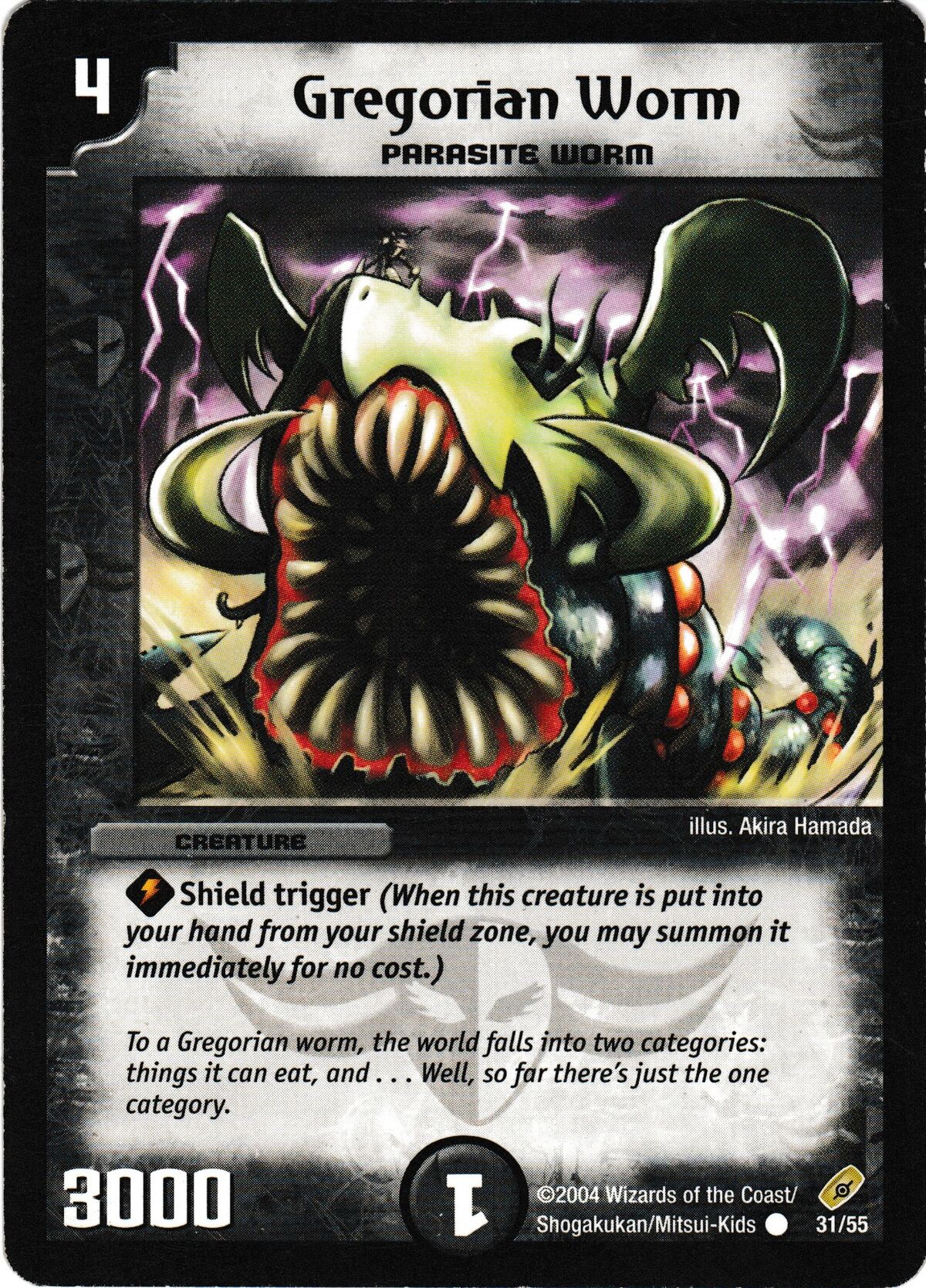 Gregorian Worm | Duel Masters Wiki | Fandom
