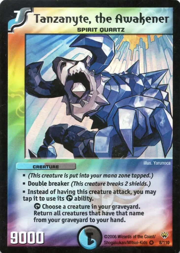 Tanzanyte, the Awakener | Duel Masters Wiki | Fandom