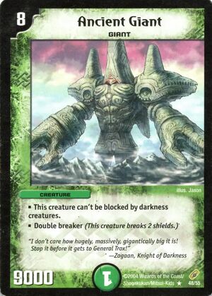 Ancient Giant | Duel Masters Wiki | Fandom Ancient Giant | Duel Masters Wiki | Fandom