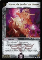 Photocide, Lord of the Wastes T2/Y2