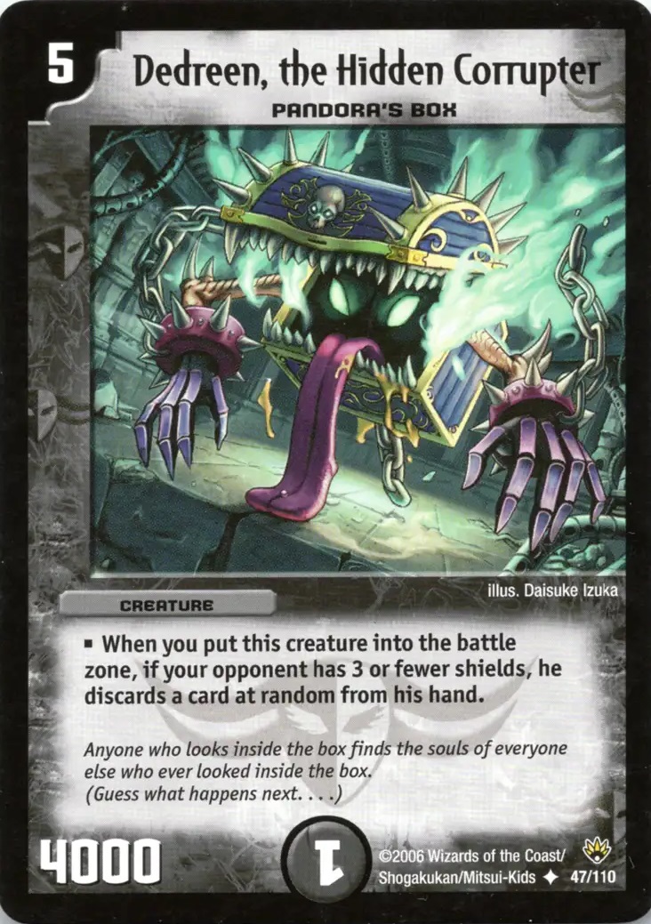 Dedreen, the Hidden Corrupter | Duel Masters Wiki | Fandom