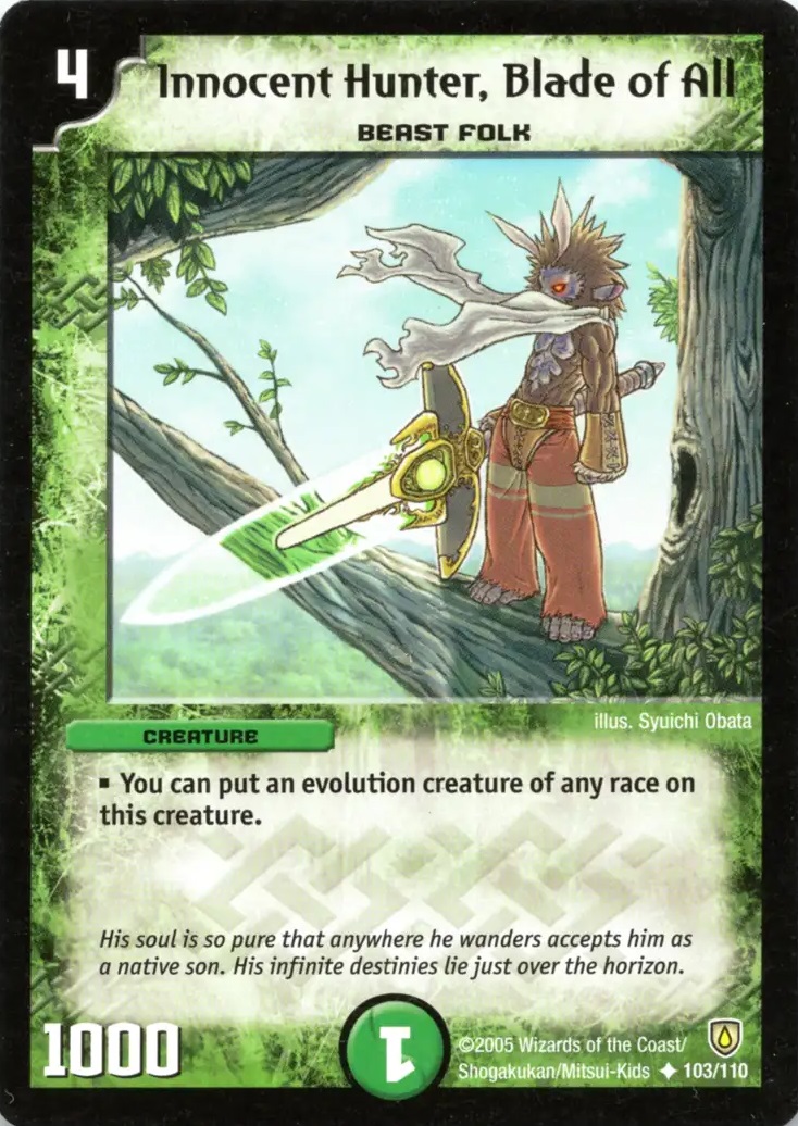 Innocent Hunter, Blade of All | Duel Masters Wiki | Fandom