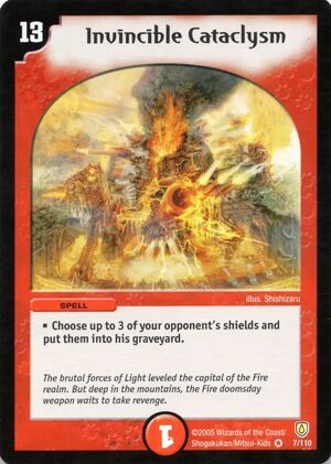 Invincible Cataclysm | Duel Masters Wiki | Fandom Invincible Cataclysm | Duel Masters Wiki | Fandom