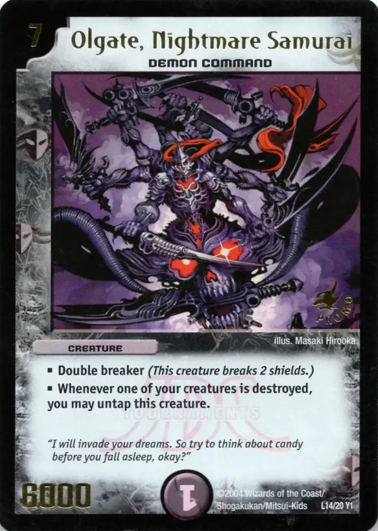 Olgate, Nightmare Samurai | Duel Masters Wiki | Fandom