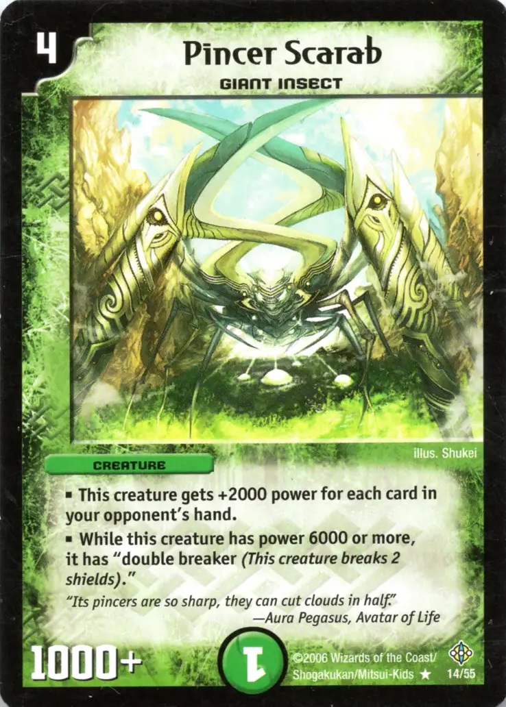 Pincer Scarab | Duel Masters Wiki | Fandom Pincer Scarab | Duel Masters Wiki | Fandom