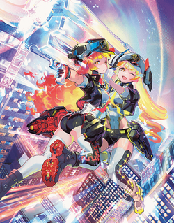 新品未開封】DMART-17 デュエル・マスターズTCG 神アート 蛍光少女