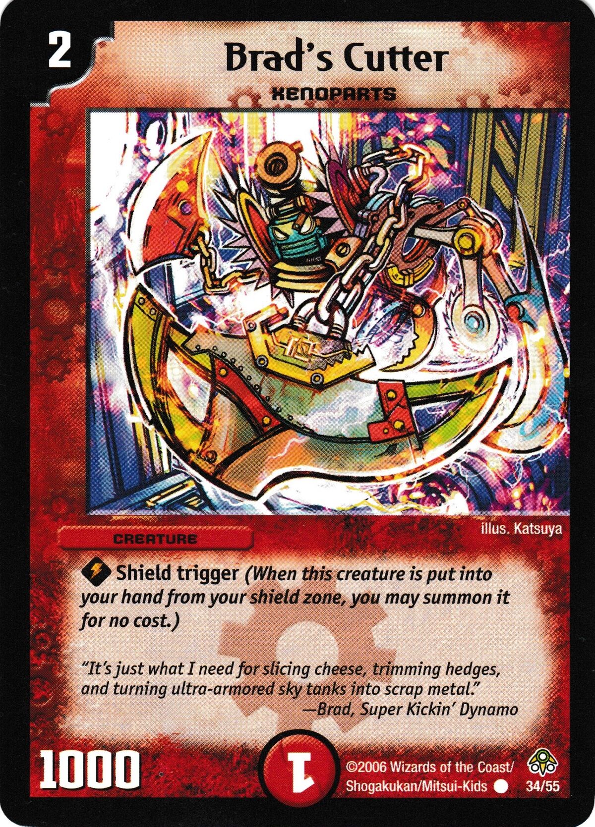 Brad's Cutter | Duel Masters Wiki | Fandom