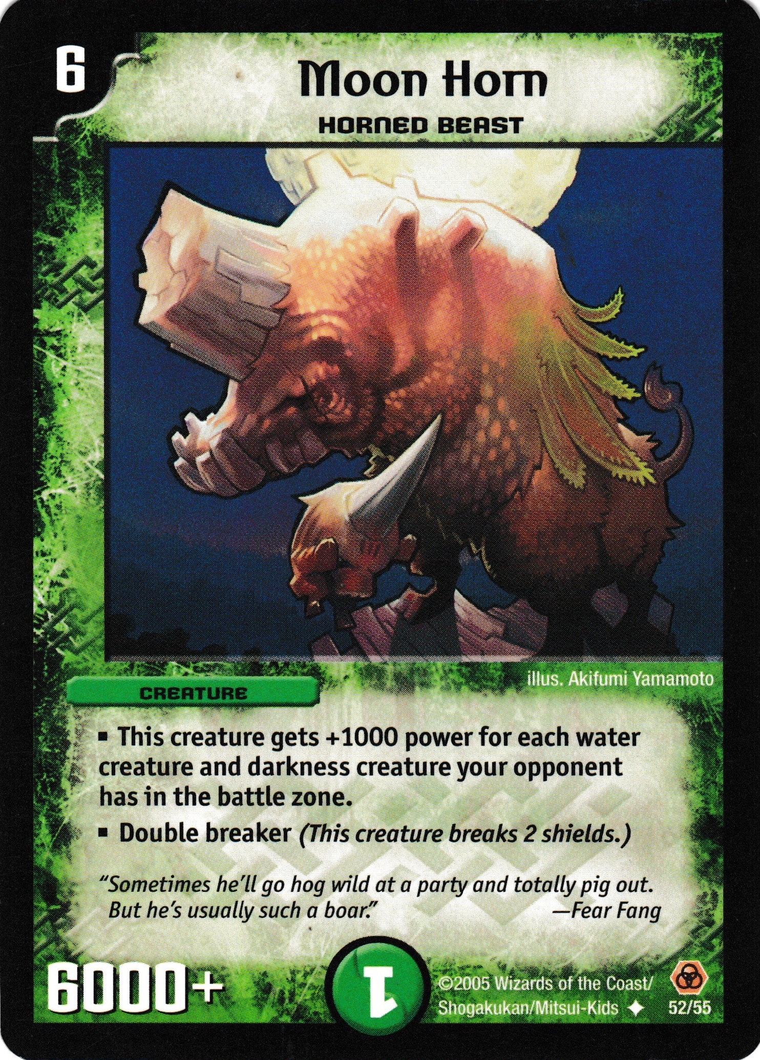 Moon Horn | Duel Masters Wiki | Fandom Moon Horn | Duel Masters Wiki | Fandom