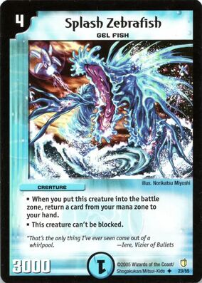 Splash Zebrafish | Duel Masters Wiki | Fandom