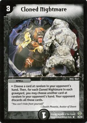 Cloned Nightmare | Duel Masters Wiki | Fandom