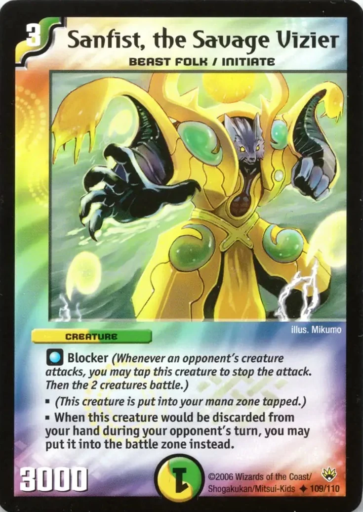 Sanfist, the Savage Vizier | Duel Masters Wiki | Fandom