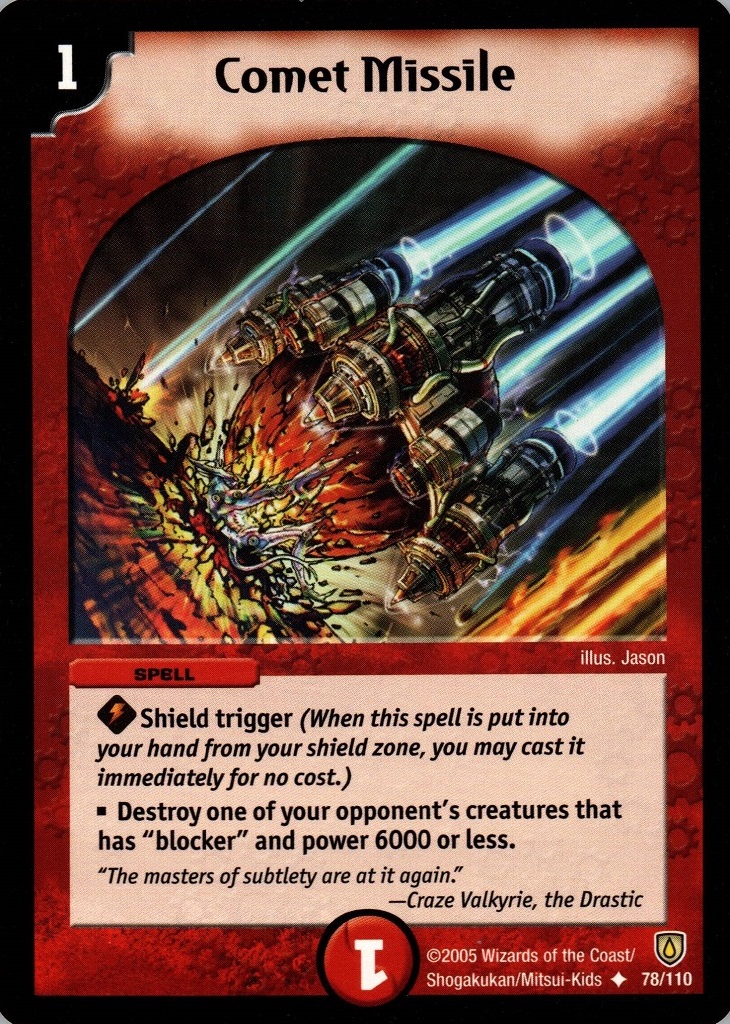 Comet Missile | Duel Masters Wiki | Fandom