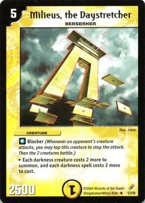 Milieus, the Daystretcher | Duel Masters Wiki | Fandom
