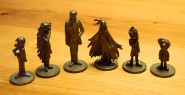 6 bronze figures bronze