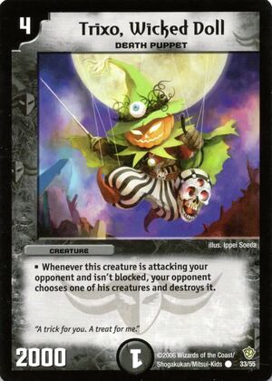 Trixo, Wicked Doll | Duel Masters Wiki | Fandom