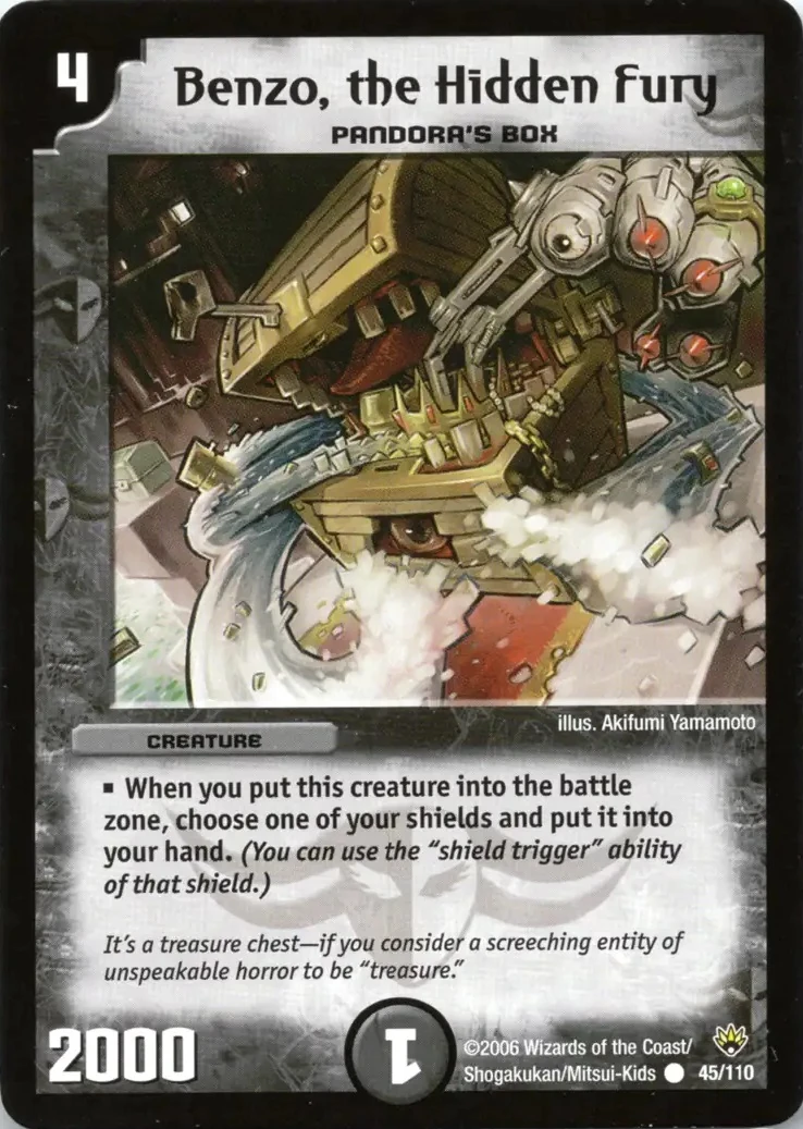Benzo, the Hidden Fury | Duel Masters Wiki | Fandom