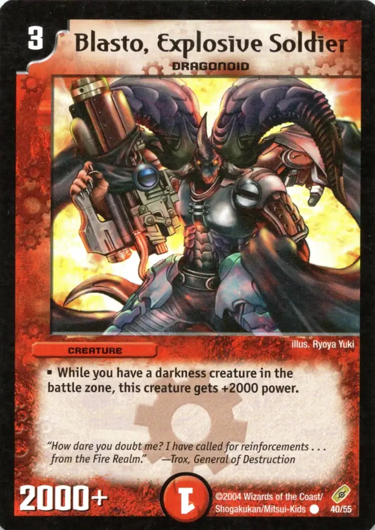 Blasto, Explosive Soldier | Duel Masters Wiki | Fandom