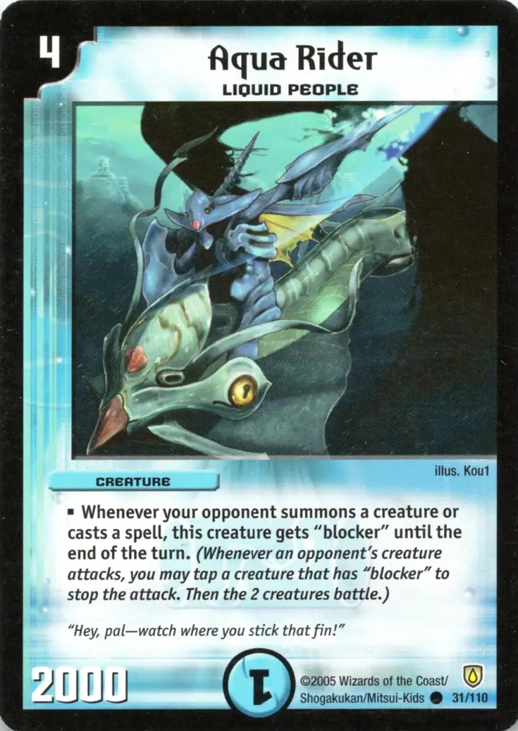 Aqua Rider | Duel Masters Wiki | Fandom Aqua Rider | Duel Masters Wiki | Fandom
