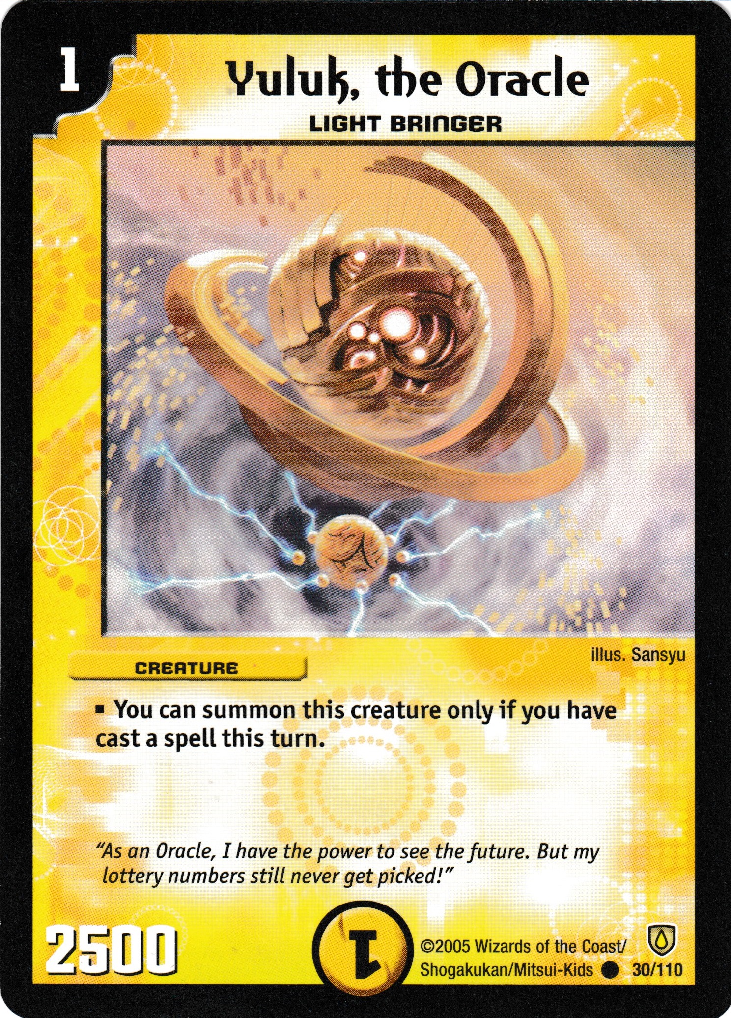 Yuluk, the Oracle | Duel Masters Wiki | Fandom