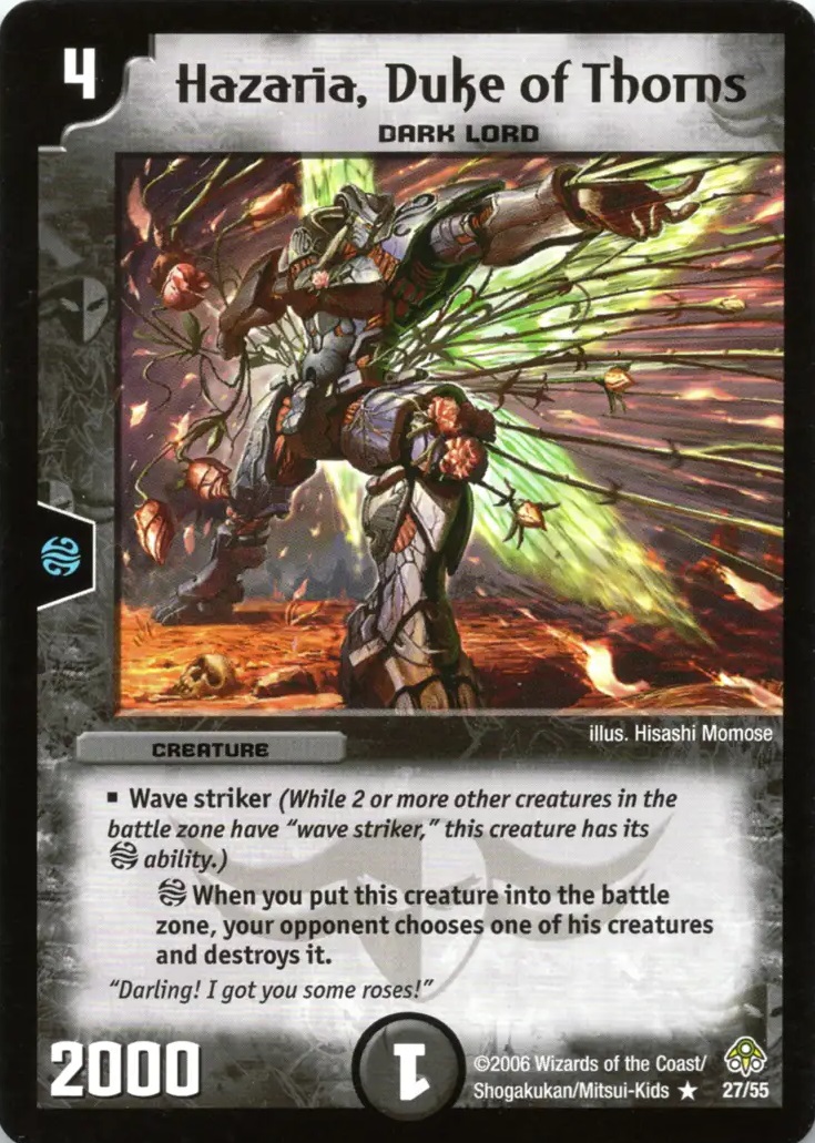 Hazaria, Duke of Thorns | Duel Masters Wiki | Fandom