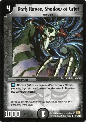Dark Raven, Shadow of Grief | Duel Masters Wiki | Fandom