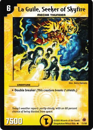 La Guile, Seeker of Skyfire | Duel Masters Wiki | Fandom La Guile, Seeker of Skyfire | Duel Masters Wiki | Fandom