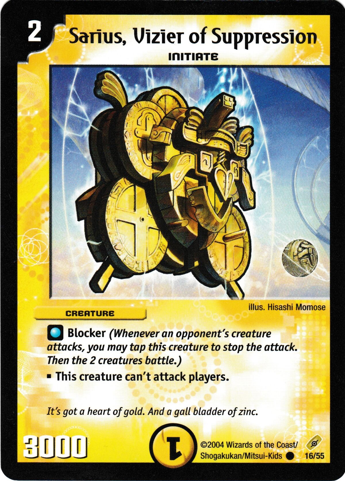 Sarius, Vizier of Suppression | Duel Masters Wiki | Fandom